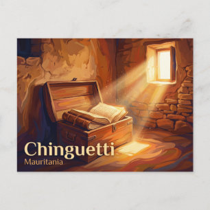 Bibliotheek van Chinguetti Mauritanië Briefkaart