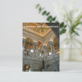 Bibliotheek van het Congres Briefkaart (Staand voorkant)