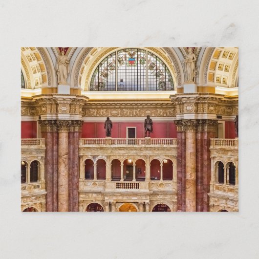 Bibliotheek van het Congres Briefkaart (Voorkant)