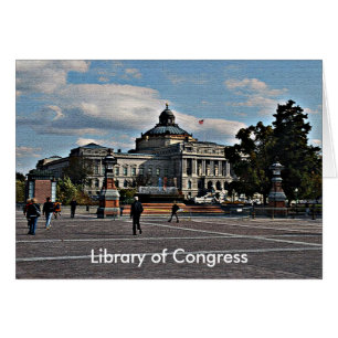 Bibliotheek van het Congres in de Kaart van het Mo