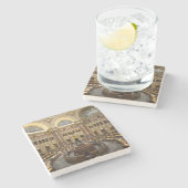 Bibliotheek van het Congres Stenen Onderzetter (Zijkant)