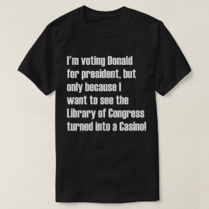 Bibliotheek van het Congres werd een casino T-shirt