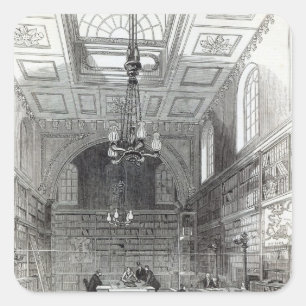 Bibliotheek van het Hogerhuis Vierkante Sticker