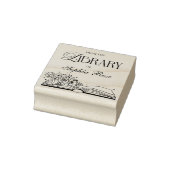 Bibliotheek van het moderne gepersonaliseerde boek 	rubberstempel (Stempel)