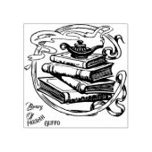Bibliotheek van Ink Stamp Book Ownership Rubberstempel (Afrduk)