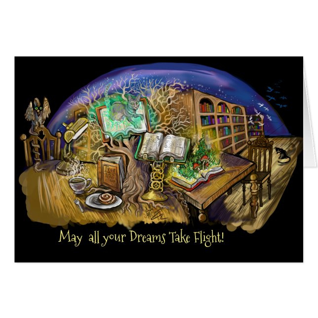 Bibliotheek van levensdromen (Voorkant Horizontaal)