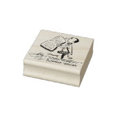 Bibliotheek van Man Book Ownership | Inktstempel Rubberstempel (Stempel)