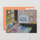 Bibliotheek van Parijs Briefkaart (Voorkant / Achterkant)