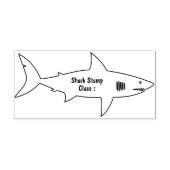 Bibliotheek van Schoolhaai Rubberstempel (Afrduk)