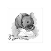 Bibliotheek van topotboek Ink Stamp Rubberstempel (Afrduk)