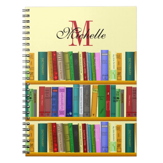 Bibliotheek voor genialiteit. Boeken voor slimme s Notitieboek (Voorkant)