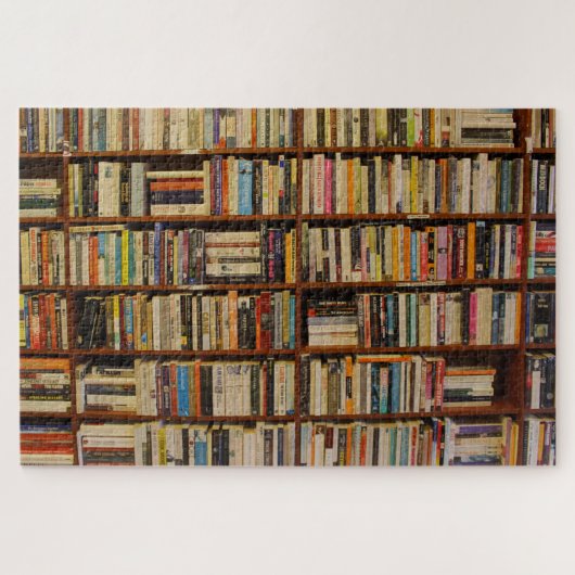 bibliotheekboek puzzel legpuzzel (Horizontaal)