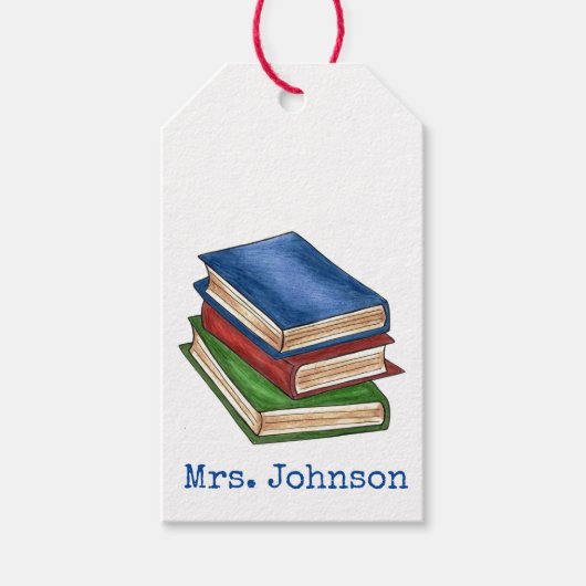 Bibliotheekboek Stack Teacher Librarian Educator G Cadeaulabel (Voorkant)