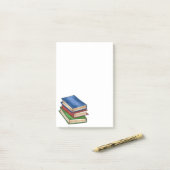 Bibliotheekboek Stack Teacher Reader Librarian Sch Post-it® Notes (Op bureau)