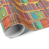 Bibliotheekboeken Cadeaupapier (Rol Hoek)