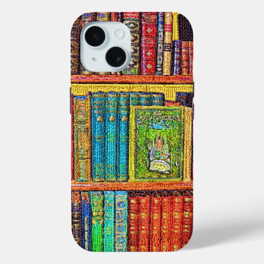 Bibliotheekboeken Case-Mate iPhone Case (Achterkant)