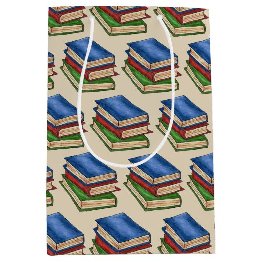 Bibliotheekboeken Leerleraar Leerlingenschool leze Medium Cadeauzakje (Voorkant)