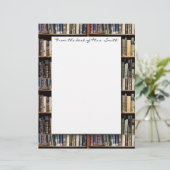 Bibliotheekboeken Letterhead (Staand voorkant)