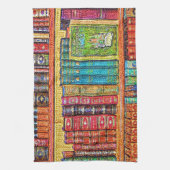 Bibliotheekboeken Theedoek (Verticaal)