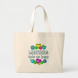 Bibliotheekgeluk Grote Tote Bag