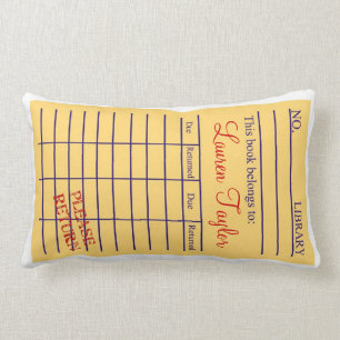 Bibliotheekkaart Kussen