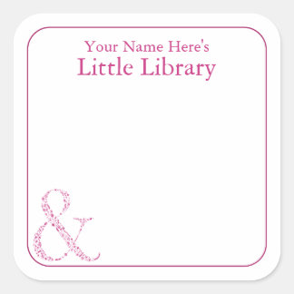 & Bibliotheeklabels | Wenskaart Boek Gift Tag