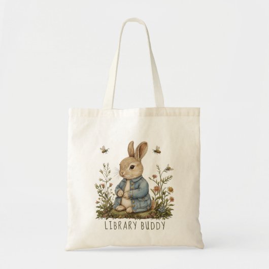 bibliotheekmaatje tote bag (Voorkant)