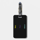 Bibliotheekontwerp aanpassen bagagelabel (Achterkant verticaal)