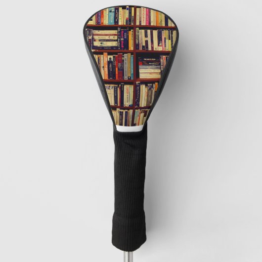 Bibliotheekplanken Golfheadcover (Voorkant)