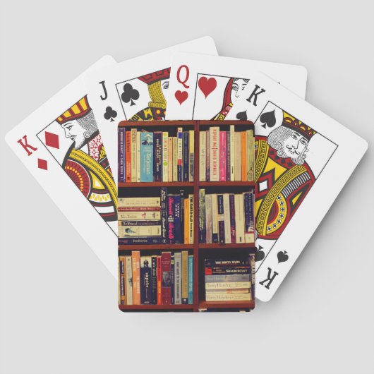 Bibliotheekplanken Pokerkaarten (Achterkant)