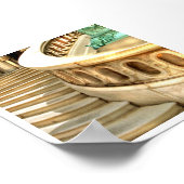 Bibliotheekstappen Poster (Hoek)