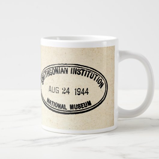 Bibliotheekstempel Smithsonian Institution 1944 Extra Grote Beker (Rechts)