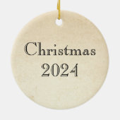 Bibliotheekstempel Smithsonian Institution 1944 Keramisch Ornament (Achterkant)