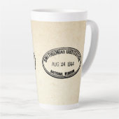 Bibliotheekstempel Smithsonian Institution 1944 Latte Mok (Rechterhoek)