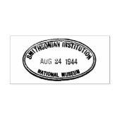 Bibliotheekstempel Smithsonian Institution 1944 Rubberstempel (Afrduk)
