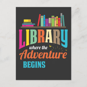 Bibliotheekventilator - Boekliefhebbers - Libraris Briefkaart