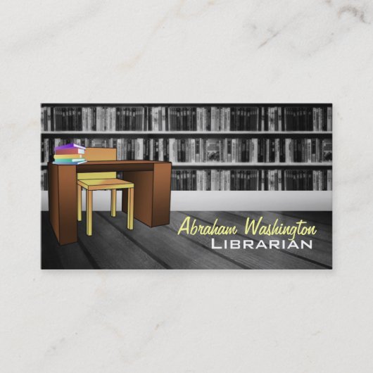 BibliotheekVisitekaartjes Visitekaartje (Voorkant)