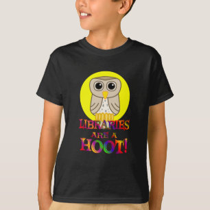 Bibliotheken zijn een Hoot T-shirt