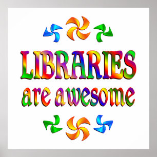 Bibliotheken zijn Geweldige Poster