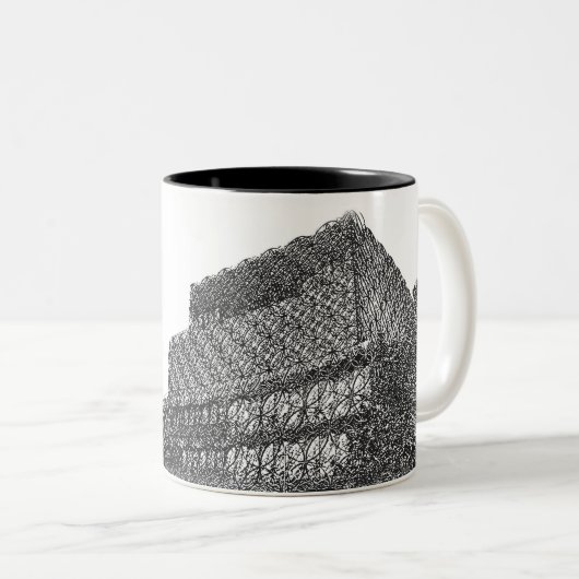 Bibliothèque de Birmingham sur des tasses (Devant droit)