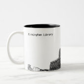 Bibliothèque de Birmingham sur des tasses (Gauche)