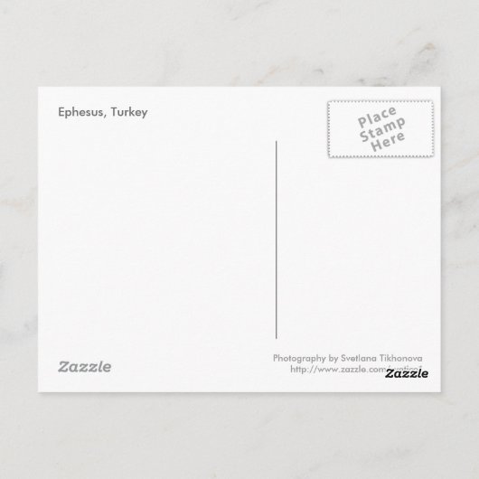 Bibliothèque de carte postale Celsus (Dos)