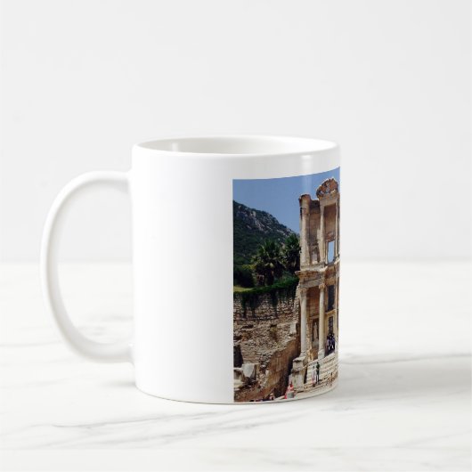 Bibliothèque de Celsus Ephesus Turkey Mug (Gauche)