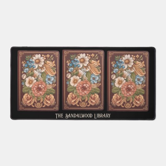 Bibliothèque de livres vintage (Recto)