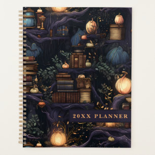 Bibliothèque de sorcières de chalet Planificateur