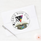 Bibliothèque du comté de Licking : Sticker LGBTQ (Enveloppe)