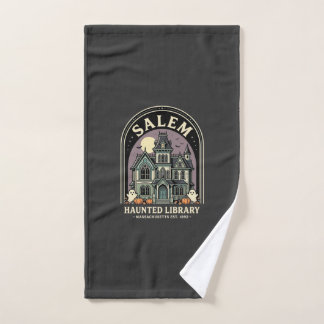 Bibliothèque ensorcelée de Salem Halloween Design_