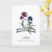 Bibliothèque florale moderne Carte d'anniversaire  (Fleur jaune)