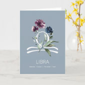 Bibliothèque florale moderne Carte d'anniversaire (Fleur jaune)