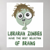 Bibliothèque Zombies - Poster (Devant)